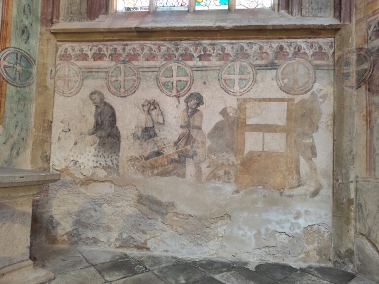 Vzácne fresky v Chráme sv. Barbory.