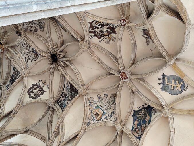 Majstrovská klenba Chrámu sv. Barbory, ktorú vytvoril slávny architekt Benedikt Ried.