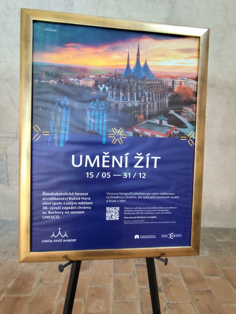 V priestoroch Chrámu sv. Barbory sa koná výstava pri príležitosti oslavy 30. výročia zápisu do UNESCO.