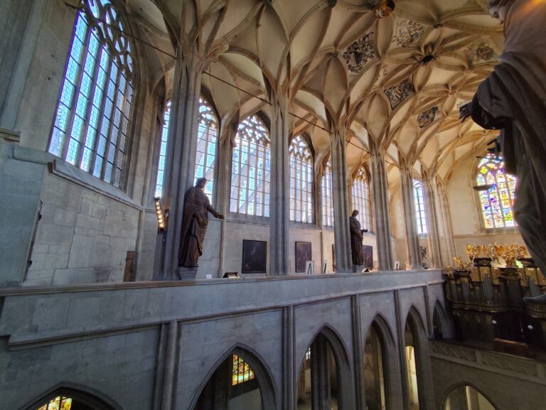 Druhé poschodie Chrámu sv. Barbory.