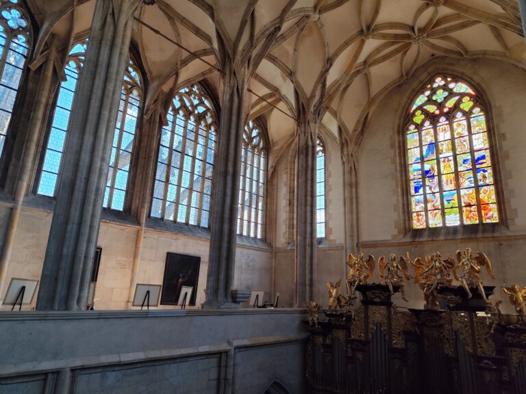 Druhé poschodie Chrámu sv. Barbory.