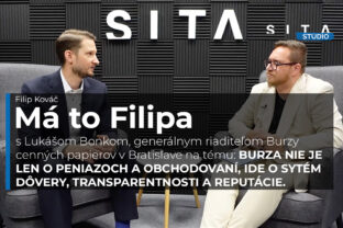 Lukáš Bonko počas rozhovoru pre agentúru SITA v podcaste Má to Filipa.
