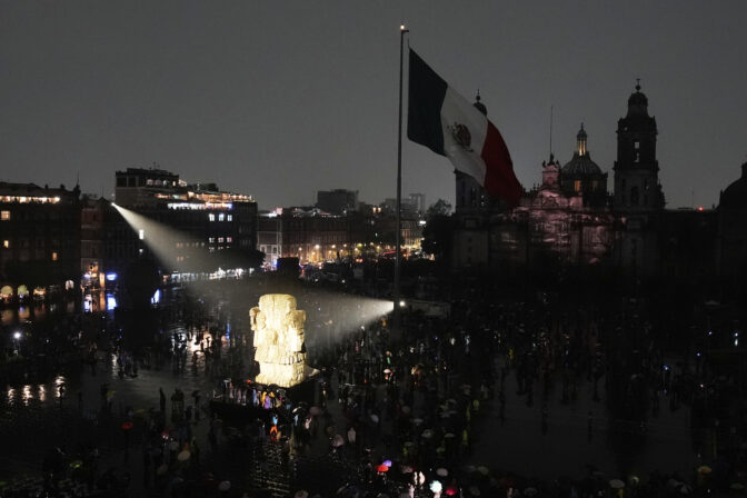 Zócalo námestie oslavy