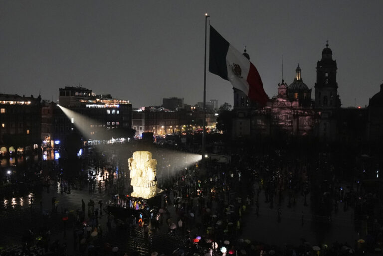 Zócalo námestie oslavy