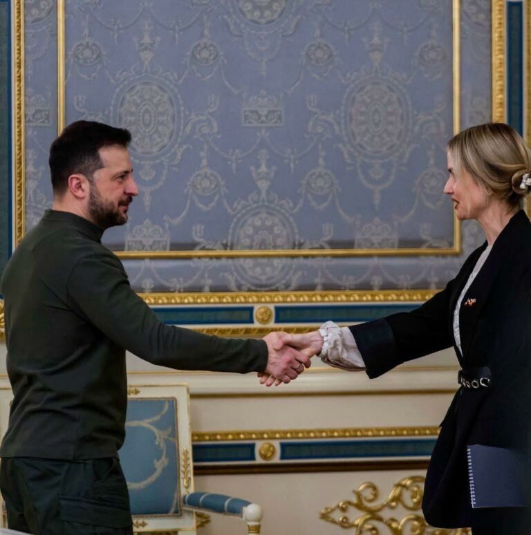 Vladimír Zelenský a Kristína Mikulová