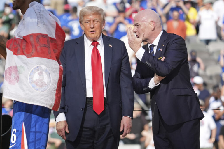 Gianni Infantino, Donald Trump