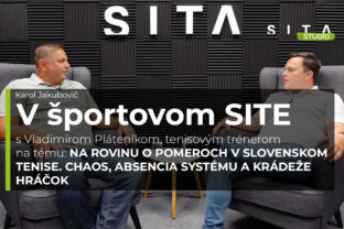 Vladimír Pláteník počas rozhovoru V športovom SITE.