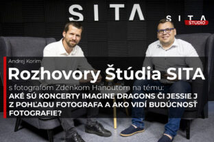 Fotograf Zdenko Hanout počas rozhovoru pre agentúru SITA.