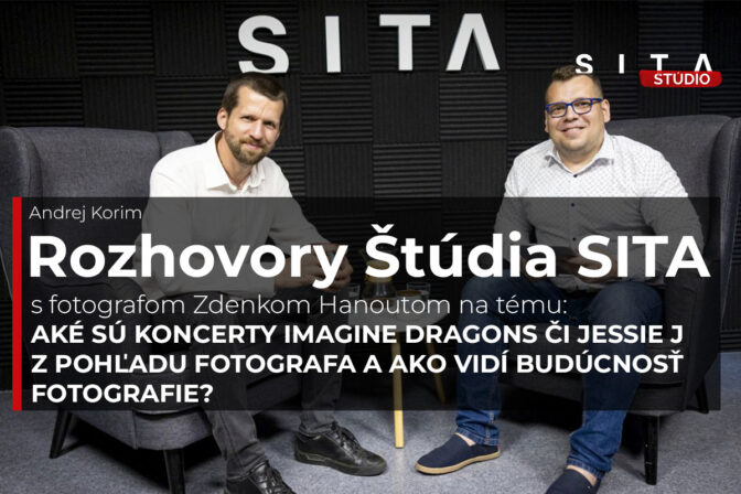Fotograf Zdenko Hanout počas rozhovoru pre agentúru SITA.