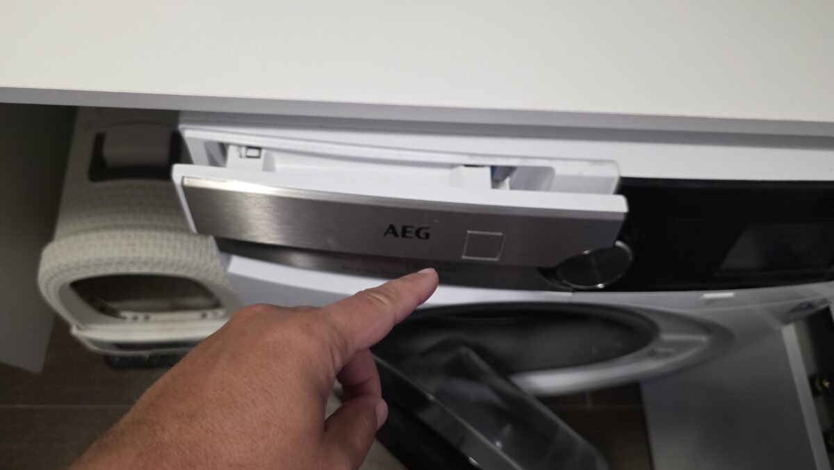 Tajné tlačidlo na práčke