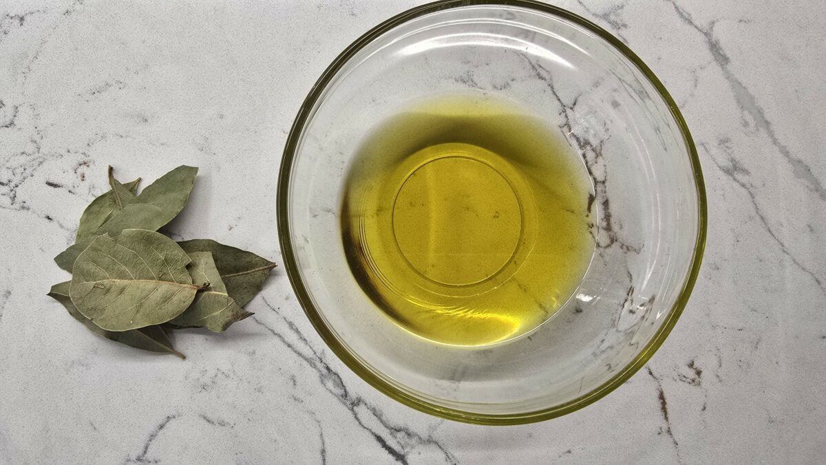 bobkový list a olivový olej
