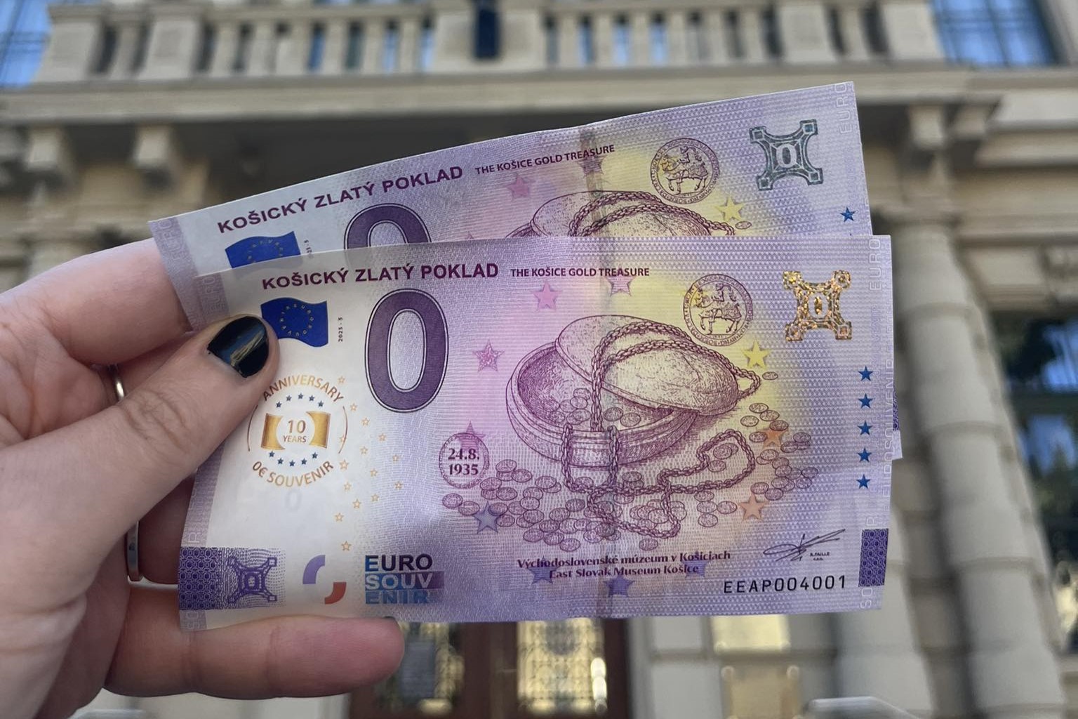 Košický zlatý poklad oslávi 90. výročie, záujemcovia si môžu kúpiť suvenírovú bankovku