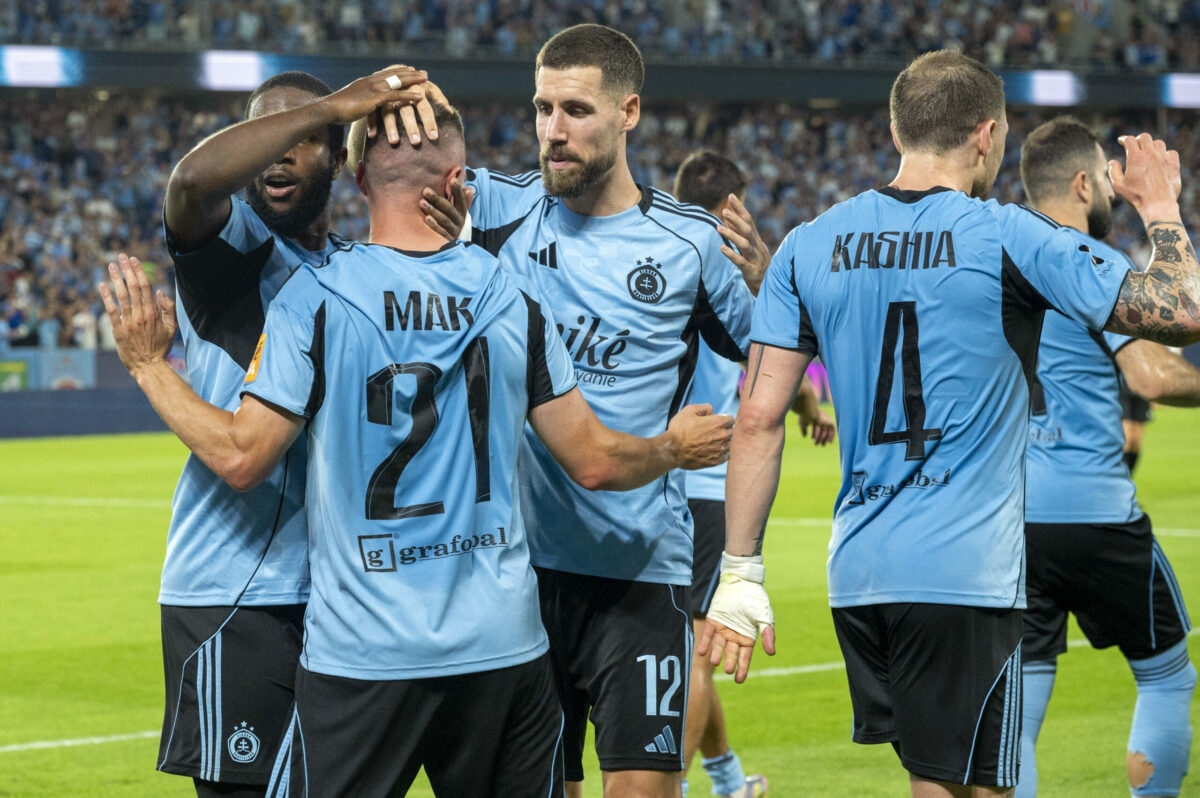 FUTBAL LM: ŠK Slovan Bratislava - FK Kajrat Almaty