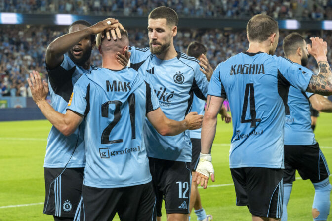FUTBAL LM: ŠK Slovan Bratislava - FK Kajrat Almaty