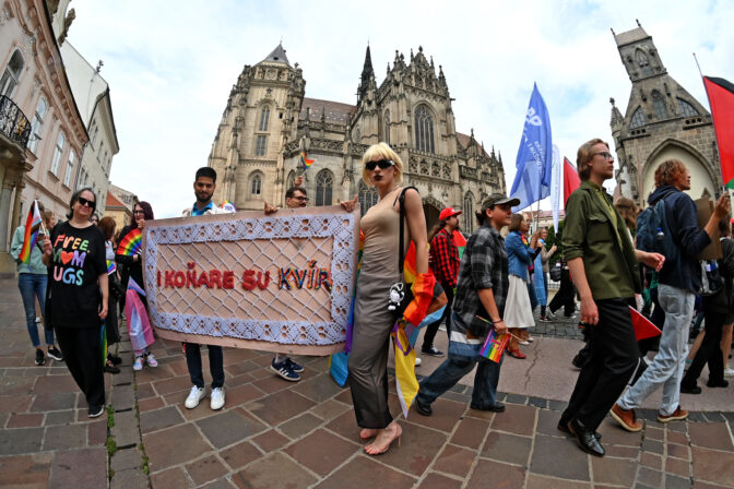 ľudia LGBTI+ mesto pochod Pride
