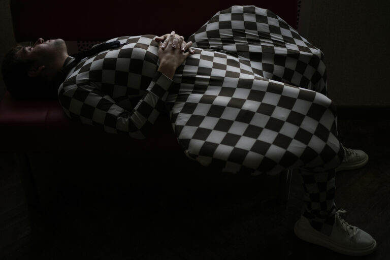 cirkus umelec herec maska