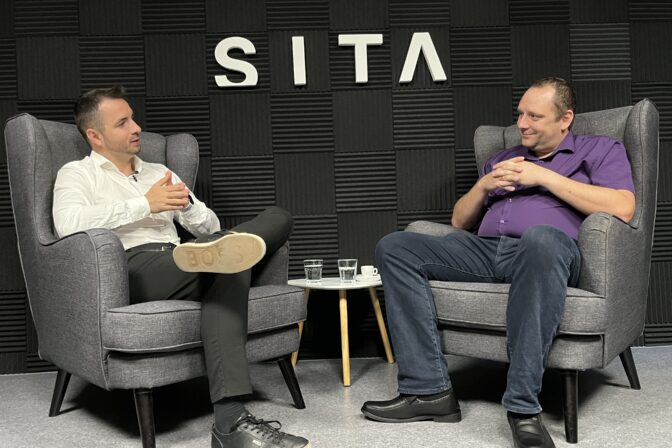 David Gavaľa (CK DAKA) počas rozhovoru pre agentúru SITA.