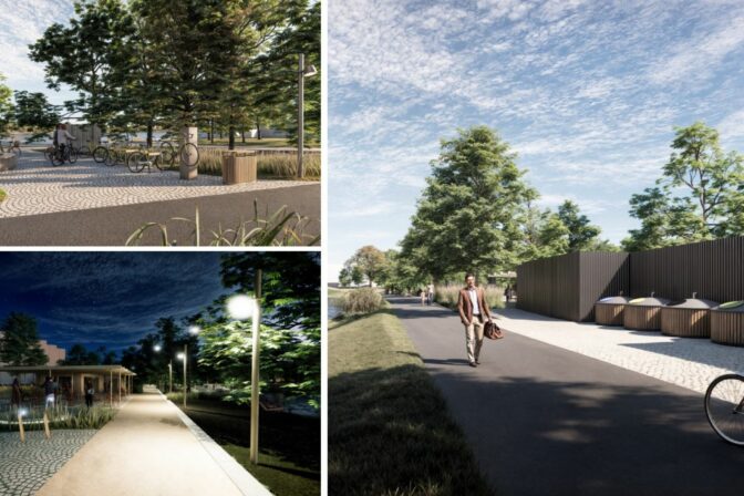 Architektonicko - krajinárska štúdia na možnú budúcu podobu Veľkého Draždiaka.