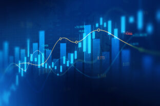 Investment finance chart,stock market business and exchange financial growth graph.Trade analytics line graphs and financial chart investment.Financial investment graphs