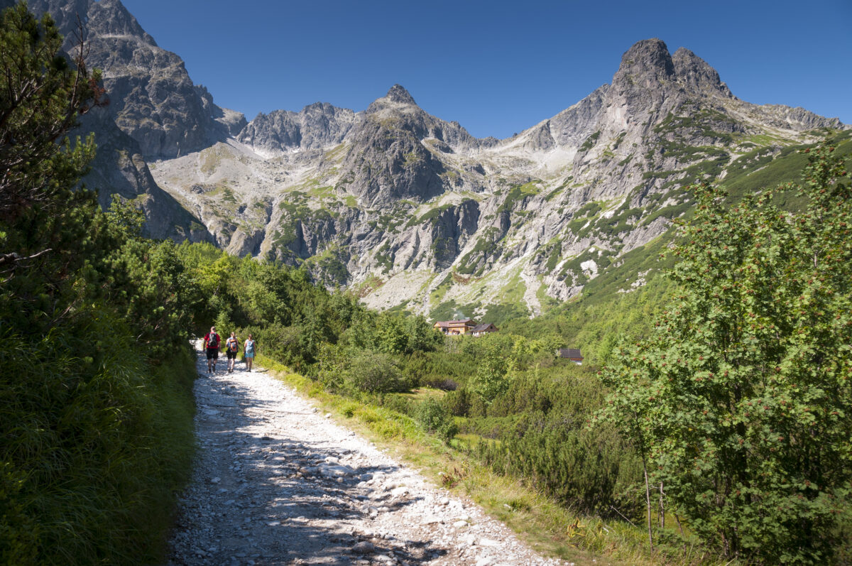 Turisti, Vysoké Tatry, Zelené pleso