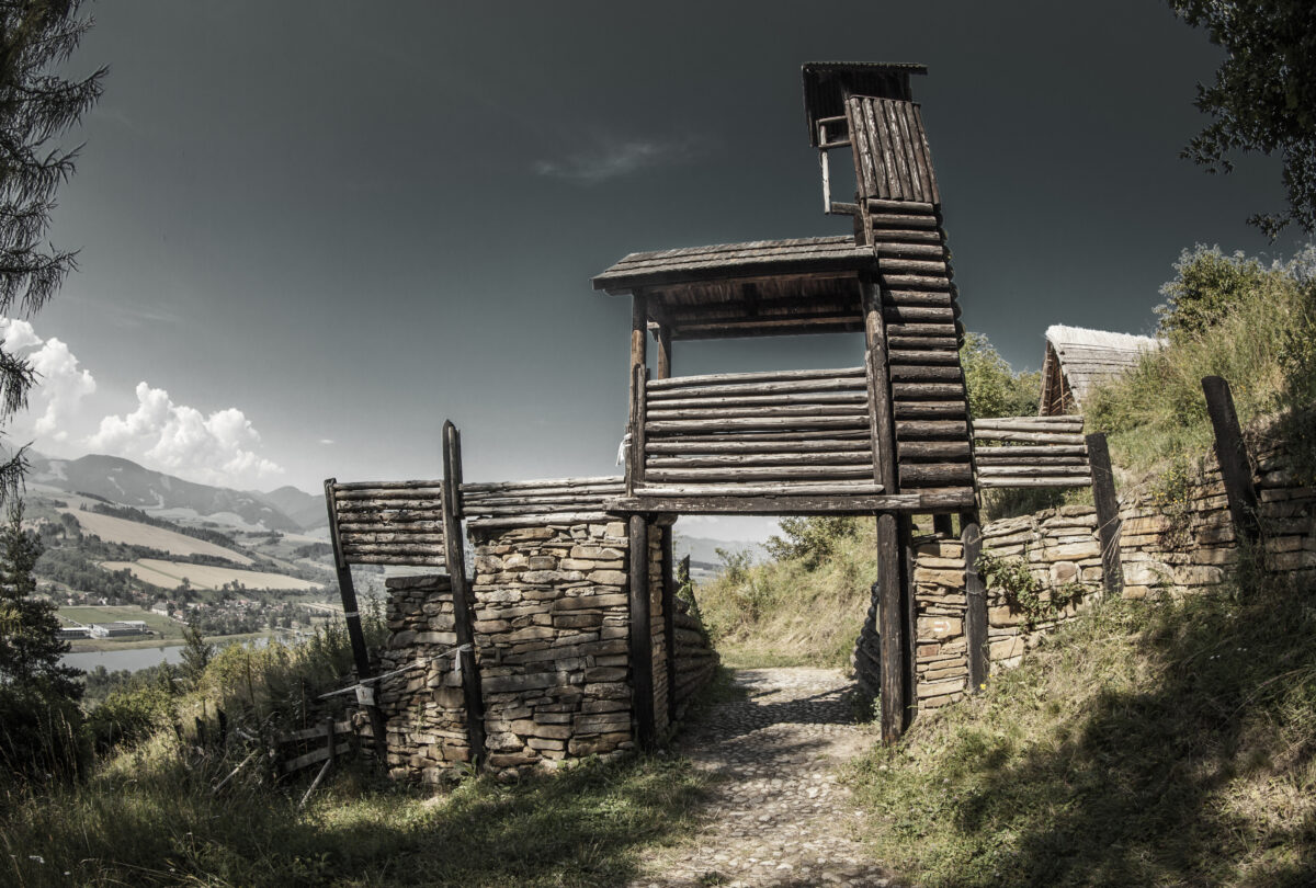 Celtic gateway at Havranok - Slovakia