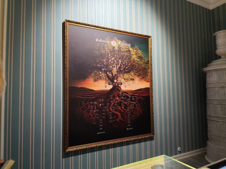 Najnovšia multimediálna expozícia vás prevedie dejinami rodu Colloredo-Mannsfeld – od elegantných salónov, cez Zrkadlový sál až po fascinujúce zbierky kostýmov a uniforiem.