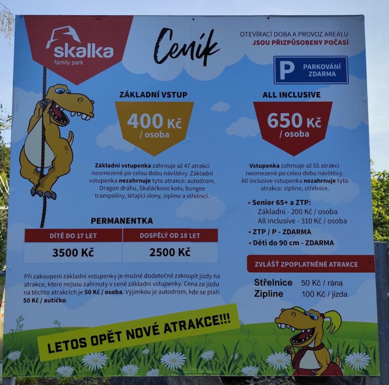 Skalka Family Park pri Ostrave.