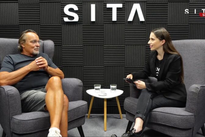 Jozef Vajda počas rozhovoru pre agentúru SITA.