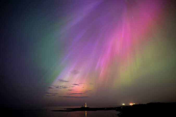 krajina aurora borealis polárna žiara