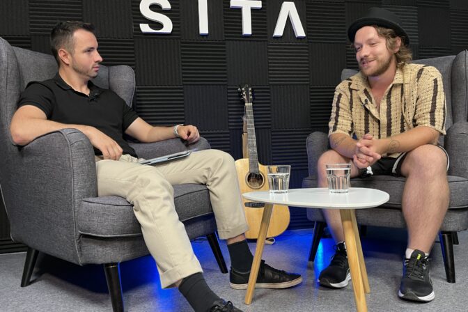 Peter Juhás počas rozhovoru pre agentúru SITA.