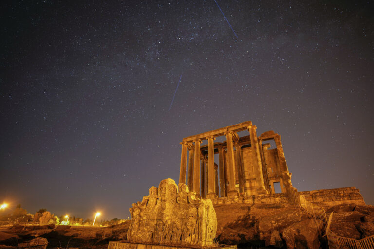 perzeid meteor Zeusov chrám meteorický roj