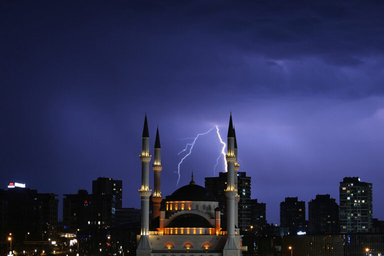 blesk mesto Istambul Turecko mešita