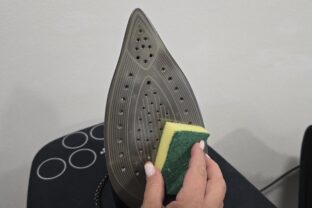 čistenie žehličky