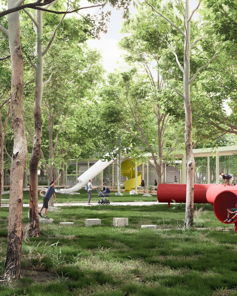 Areál hier Radosť v Ružinove - vizualizácia