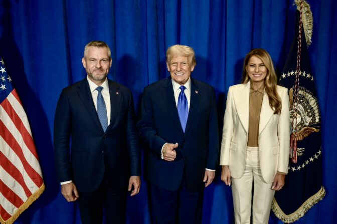 Peter Pellegrini, Donald Trump