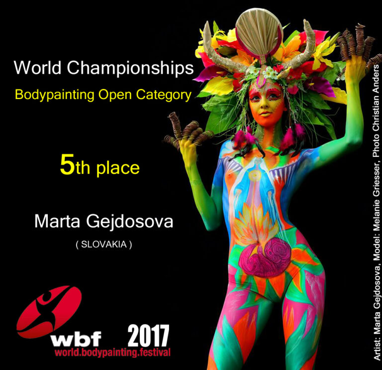 Bodypainting Marta Gejdošová