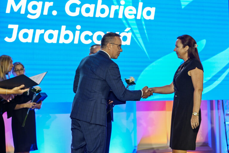 Erik Tomáš ocenenie Gabriela Jarabicová