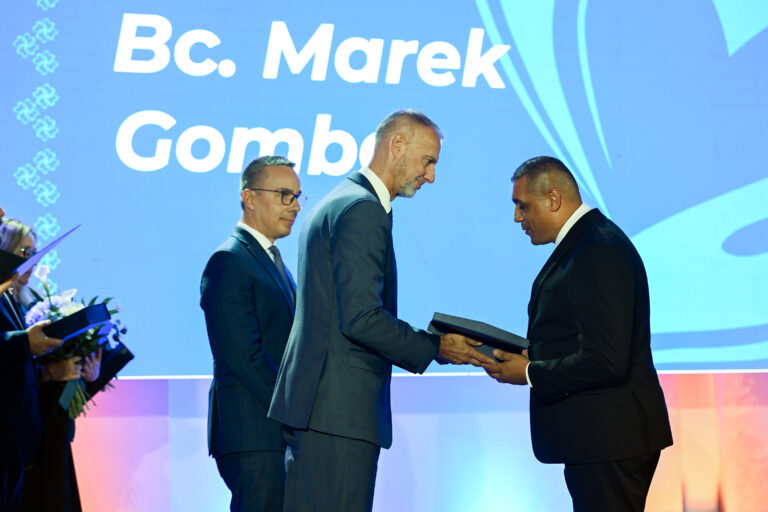Marek Gombár Richard Raši Erik Tomáš ocenenie
