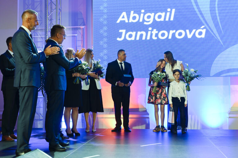 ocenenie Erik Tomáš Abigail Janitorová