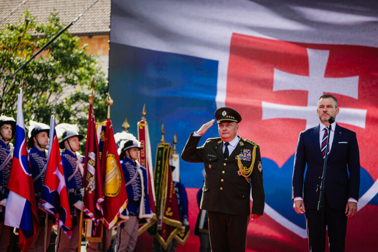 Peter Pellegrini Daniel Zmeko oslavy Ozbrojené sily SR
