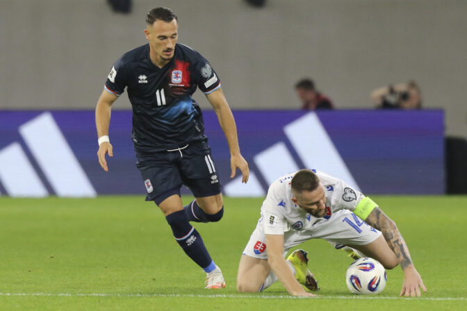 Futbal: Luxembursko – Slovensko / kvalifikácia o postup na MS vo futbale 2026