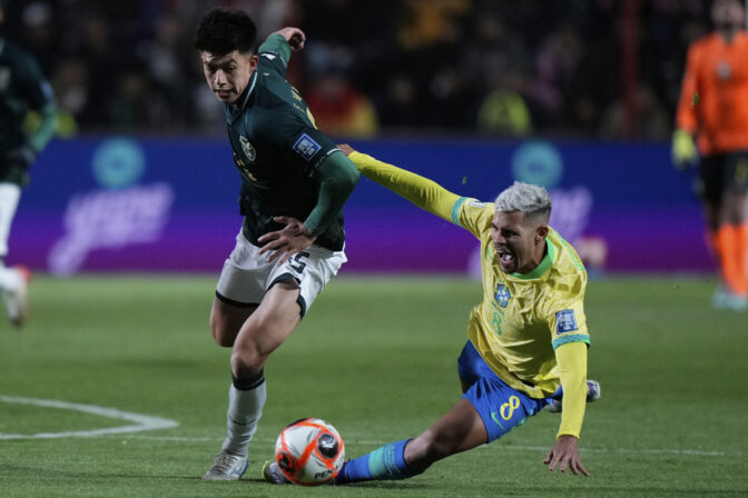 Bolivia Brazil WCup Soccer
