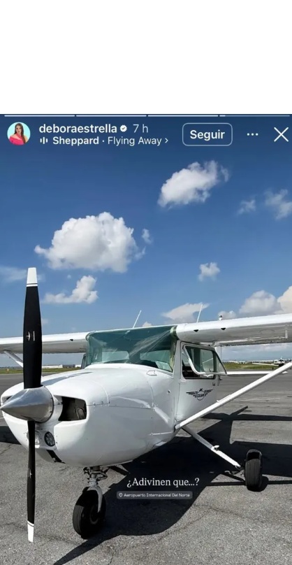 Debora Estrella, letecká nehoda