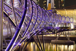 Double Helix Bridge