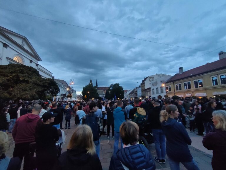 Protest proti ožobračovaniu v Košiciach