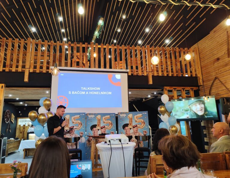 Bača a Honelník oslávili 15 rokov. COOP Jednota pripravila špeciálny media event