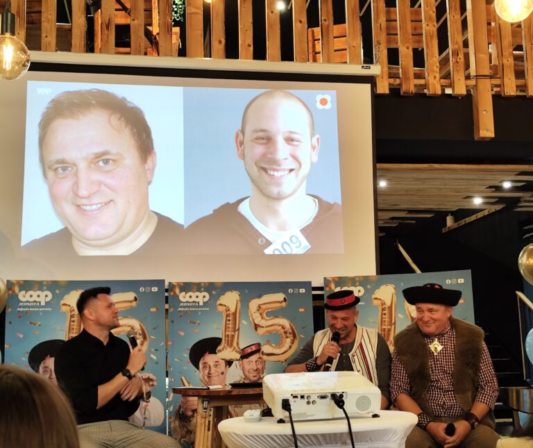 Bača a Honelník oslávili 15 rokov. COOP Jednota pripravila špeciálny media event