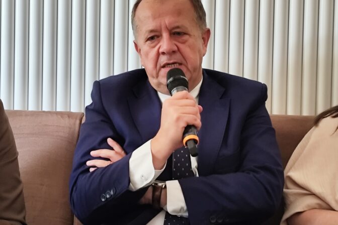 Primátor mesta Trenčín Richard Rybníček na tlačovej konferencii zdôraznil význam kultúry pre rozvoj mesta.