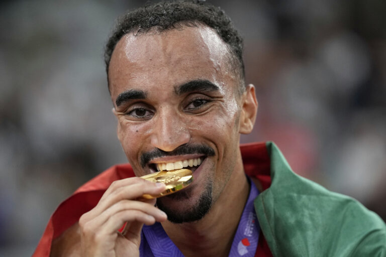 Isaac Nader medaila zlatá zlato beh