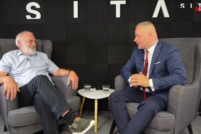 Juraj Droba počas rozhovoru pre agentúru SITA.